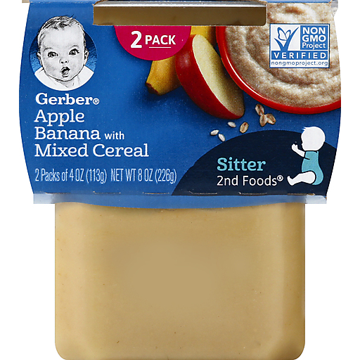 Gerber apple hot sale banana cereal