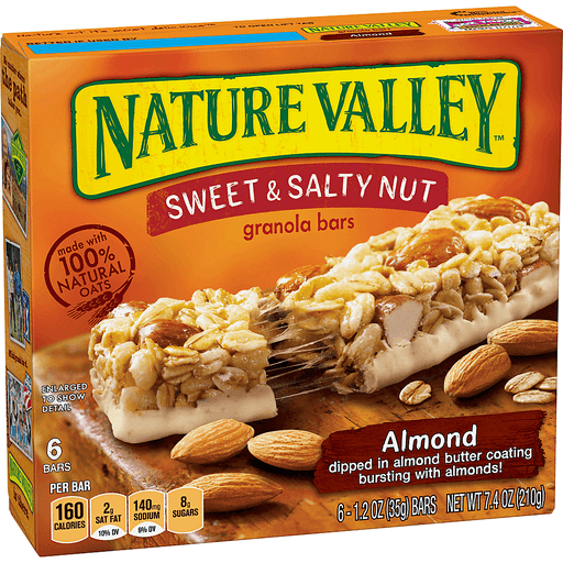 Nature Valley Sweet and Salty Peanut Granola Bars, 12 ct / 1.2 oz - Foods  Co.