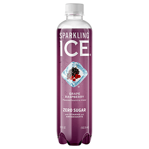 Sparkling Ice Zero Sugar Grape Raspberry Naturally Flavored