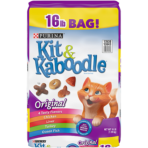 Purina Kit Kaboodle Dry Cat Food Original 16 lb. Bag Shop