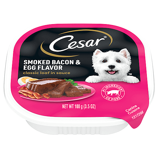 Cesar Canine Cuisine Smoked Bacon Egg Flavor Classic Loaf in