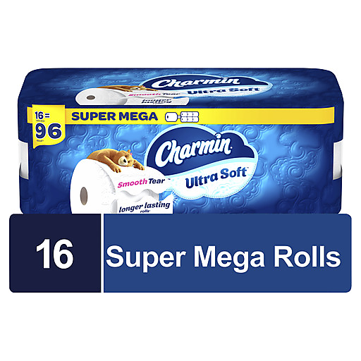 TISSUE BATH ULTRA SOFT 16 SUPER MEGA ROLLS