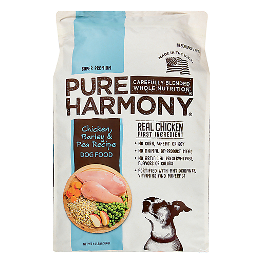 Pure Harmony Dog Food, Super Premium, Chicken, Barley Pea Recipe