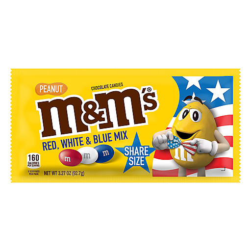 M&M's Peanut Chocolate Candy - 3.27oz