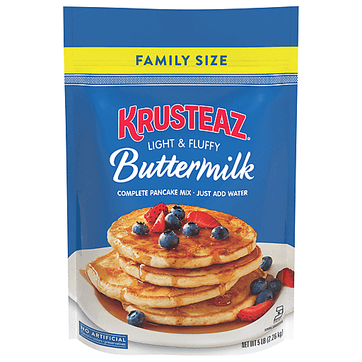 Krusteaz Complete Light & Fluffy Buttermilk Pancake Mix 5 lb bag ...