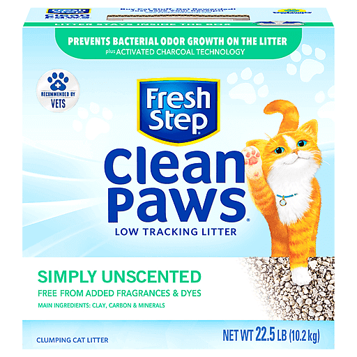 Fresh step clean paws triple action 2025 low tracking cat litter