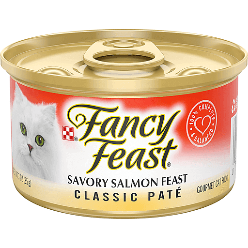 Purina Fancy Feast Classic Savory Salmon Feast Gourmet Cat Food 3