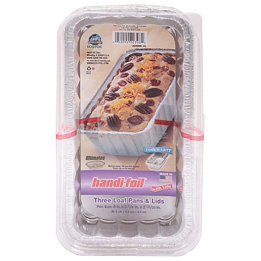 Jiffy Foil Eco-Foil Cook-n-Carry Aluminum 9 x 13 Cake Pans