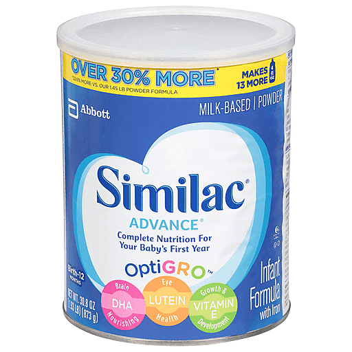 Similac Advance Infant Formula with Iron Milk-Based Powder Baby