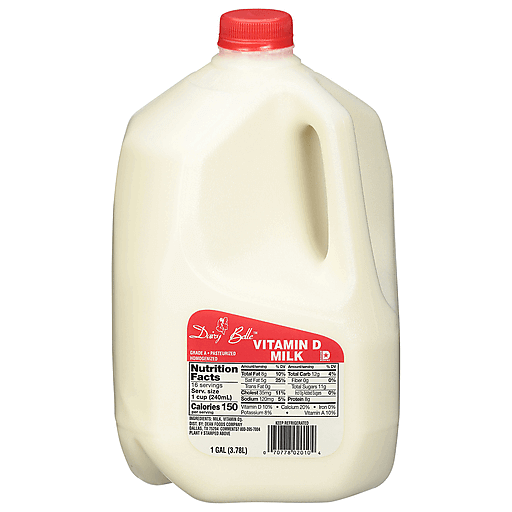 Dairy Belle Whole Homogenized Milk 1 gal jug | Whole Milk | DeCA