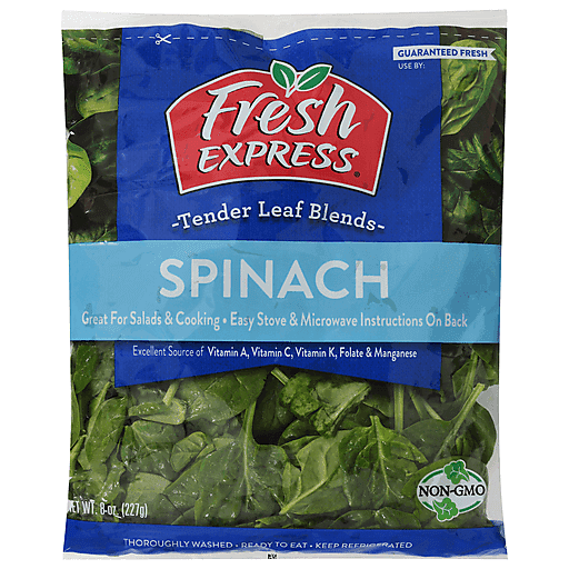 Fresh Express Spinach 8 oz bag | Bagged & Prepared Salads | DeCA