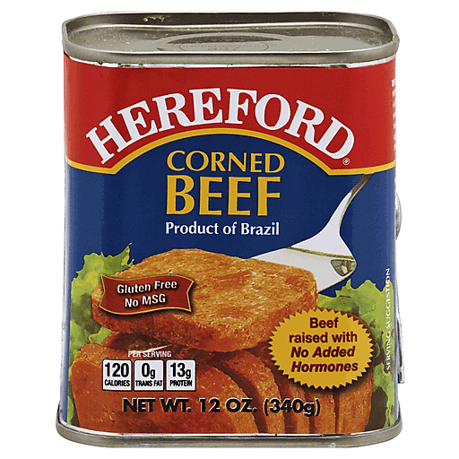 Hereford Corned Beef 12 oz can Meat DeCA