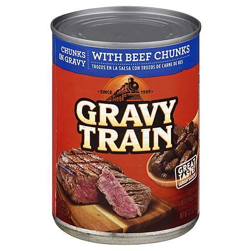 The J.M. Smucker Co. Gravy Train Beef Chunks Dog Food 13.2 oz can