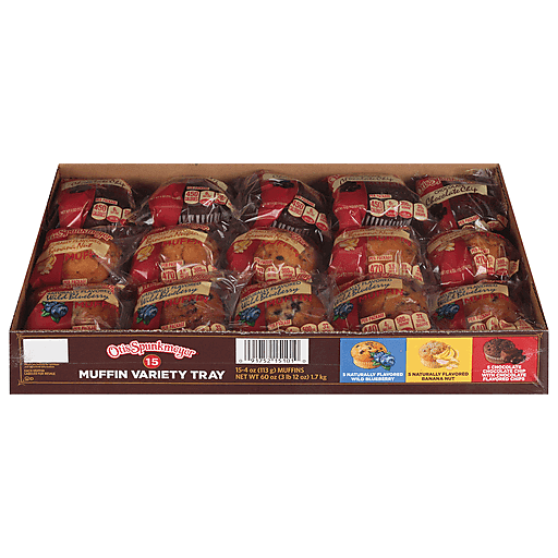Otis Spunkmeyer Muffin Variety Pack 15 ct 4 oz package | Snack