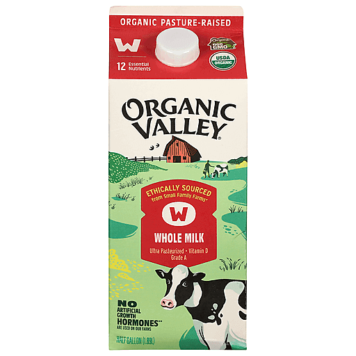Organic Valley Whole Milk 64 fl oz carton | Milk Alternatives | DeCA