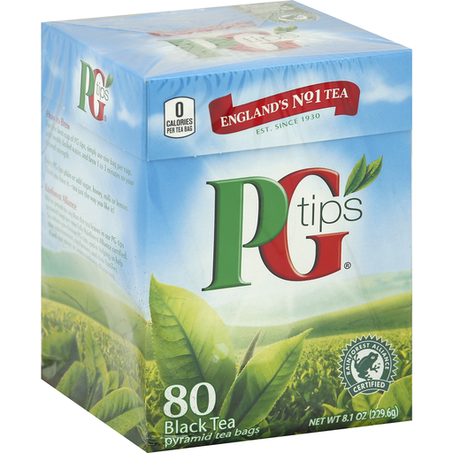 80 PG Tips Tea Bags, Store Cupboard, Local Grocery Delivery