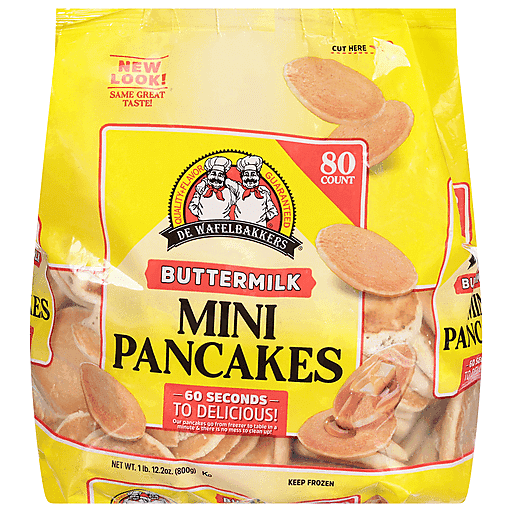 De Wafelbakkers Buttermilk Mini Pancakes 60 ct 20.8 oz bag