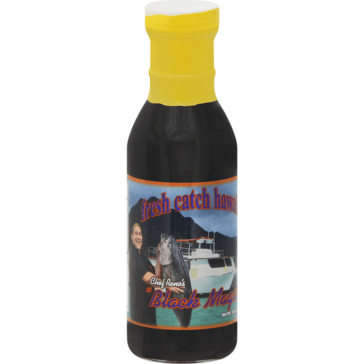 Fresh Catch Hawaii Black Magic Teriyaki Sauce 12 oz bottle