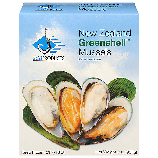 Kono New Zealand Greenshell Mussels in the Half Shell 24 oz package ...
