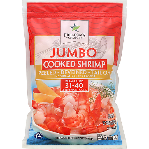 Jumbo Shrimp Online - Cooked, Peeled, & Deveined