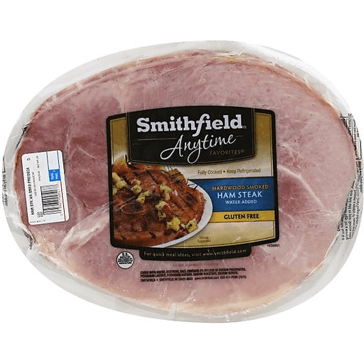 Hardwood Smoked Smoked Ham Steak Smithfield Anytime Favorites